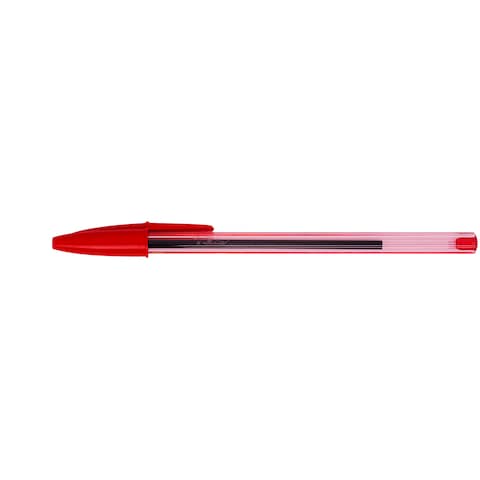 BIC Cristal  Ballpoint Pens Medium Point (1.0 mm) - Red, Box of 25