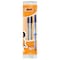 BIC Cristal  Ballpoint Pens Medium Point (1.0 mm) - Assorted, Pouch (3)     (1 Blue: 1 Black: 1 Red)