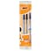 BIC Cristal  Ballpoint Pens Medium Point (1.0 mm) - Assorted, Pouch (3)     (1 Blue: 1 Black: 1 Red)