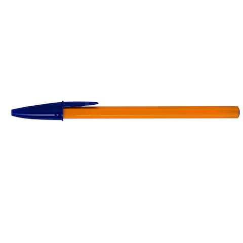 BIC Orange Fine Ballpoint Pens Fine Point (0.8 mm) - Blue, Box of 20
