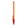 BIC Orange Fine Ballpoint Pens Fine Point (0.8 mm) - Red, Box of 20