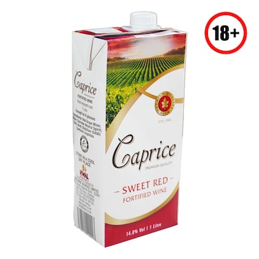Caprice Fortified Sweet Red Wine Tetra 1L