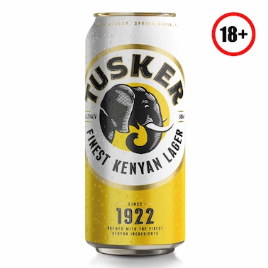 Tusker Finest Quality Lager Beer 500Ml