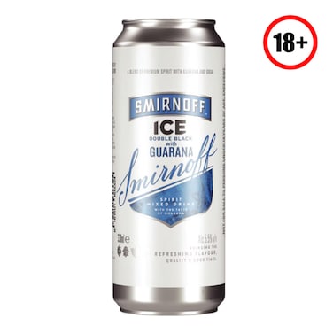 Smirnoff Ice Double Black With Guarana Vodka 330Ml