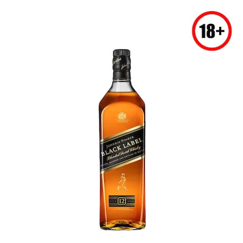 Johnnie Walker Black Label Blended Scotch Whisky 1L