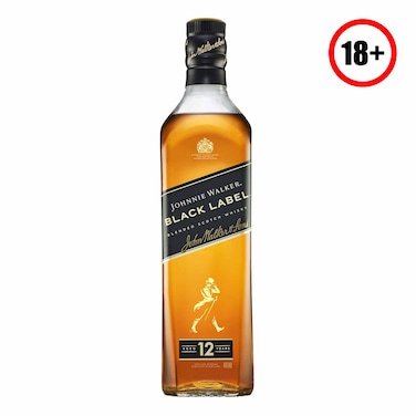 Johnnie Walker Black Label Blended Scotch Whisky 1L