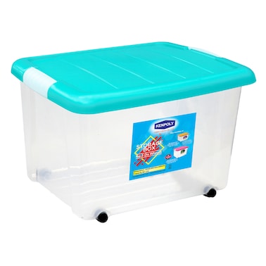 Kenpoly Storage Box No.3 Clear 60L