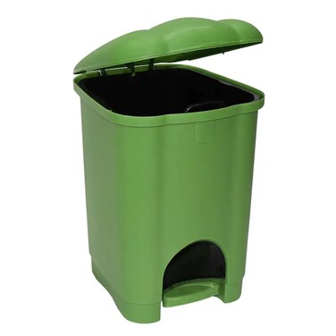 Kenpoly Pedal Bin 18L No.1 Olive Green