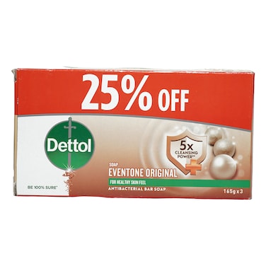 Dettol Eventone Original 165gx3