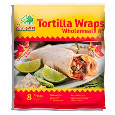 Kawan Wholemeal Tortilla Wraps 360G