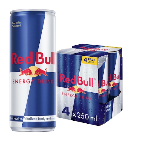 Red Bull Energy Drink 250Ml X 4 Pieces