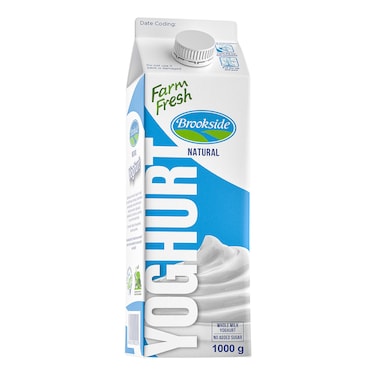 Brookside Natural Yogurt 1L