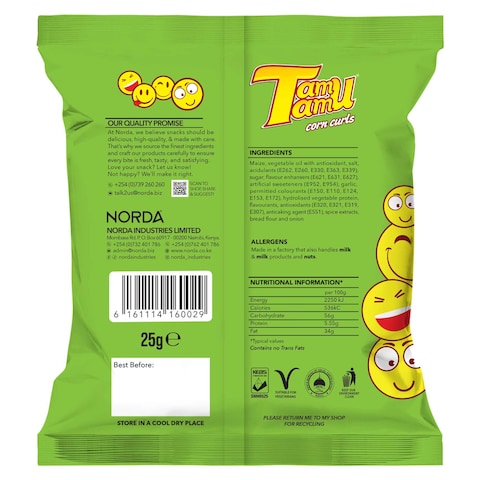 Norda Tamu Tamu Tutti Fruity Corn Curls 30G