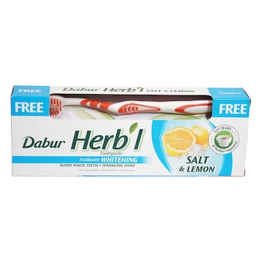 Dabur Herbal Tooth Paste Salt&amp;Lemon150G