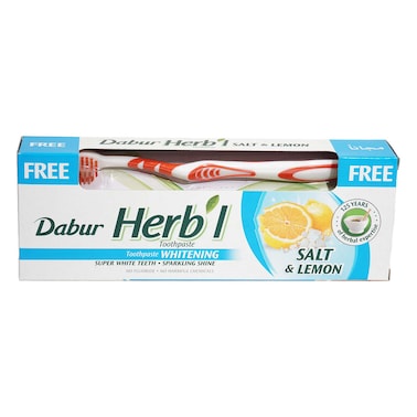 Dabur Herbal Tooth Paste Salt&amp;Lemon150G