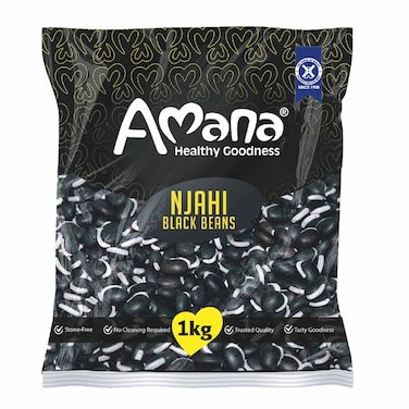 Amana Njahi Black Beans 1Kg
