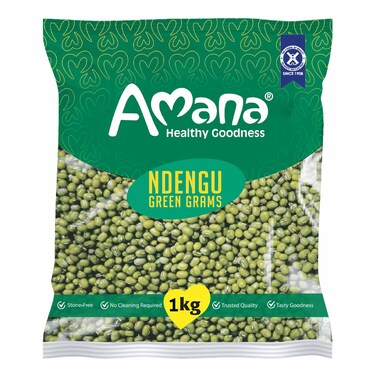 Amana Ndengu Green Grams 1Kg