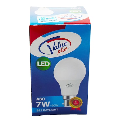 Valueplus 7W B22 Led Bulb Dl #Vp001