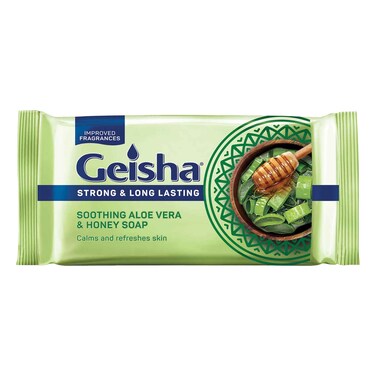 Geisha Aloe Soothe &amp; Honey Bathing Soap 125g