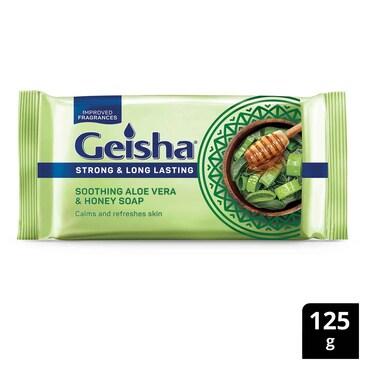 Geisha Aloe Vera &amp; Honey Soap 125g