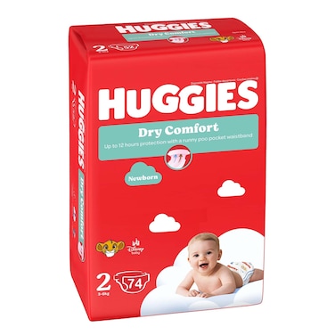 Huggies Dry Comfort  S2 Jumbo 74Pcs