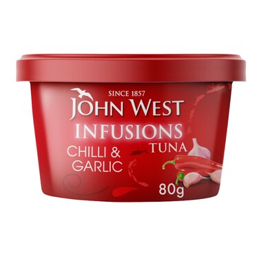 John West Infusions Tuna Chilli &amp; Garlic 80G