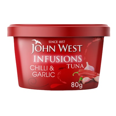 John West Infusions Tuna Chilli & Garlic 80G