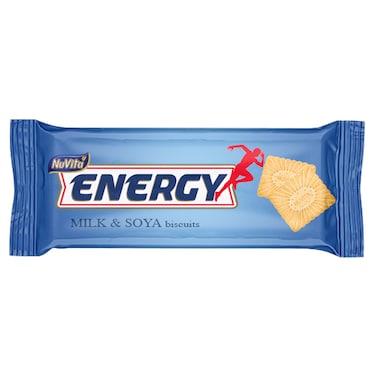 NuVita Energy Biscuit Milk &amp; Soya 75g