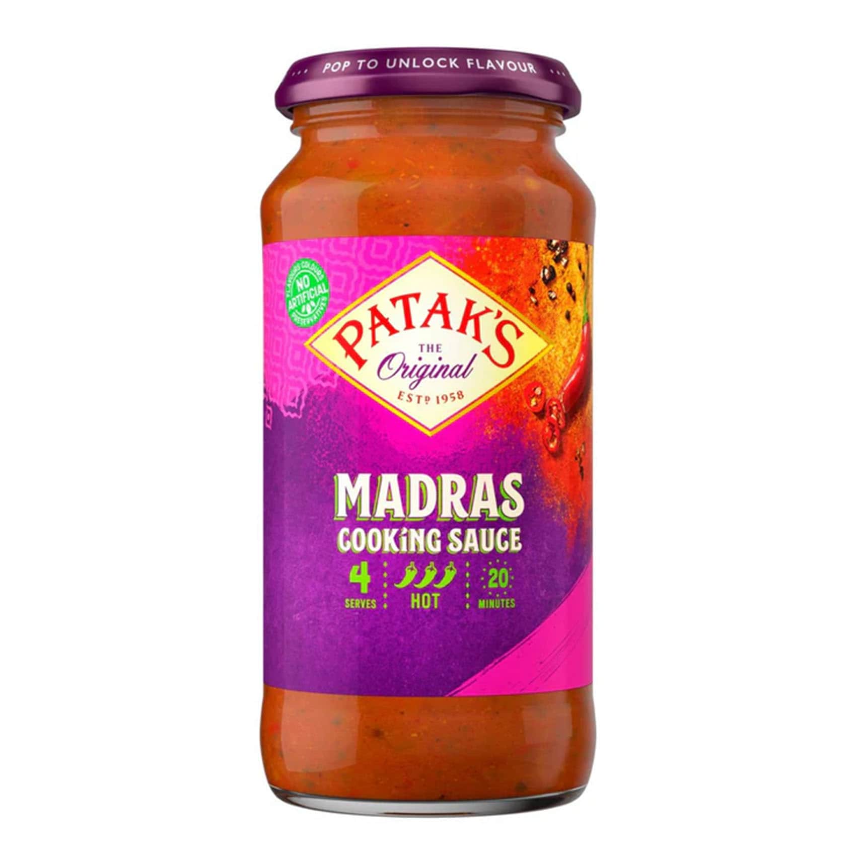 Buy Pataks Madras Curry Sauce 450G Online | Carrefour Kenya