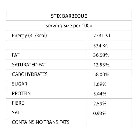 Norda Urban Stix Bbq Crunchy Corn Snacks 35G
