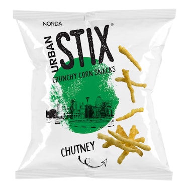 Norda Urban Stix Chutney Crunchy Corn Snacks 35G