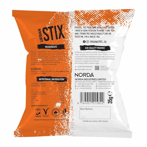 Norda Urban Stix Thai Sweet Chilli Corn Snacks 35G