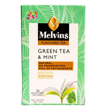 Melvins Green &amp; Pepper Herb T-Bag 50g