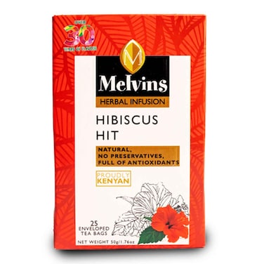 Melvins Hibiscus Herbal T-Bag 50g