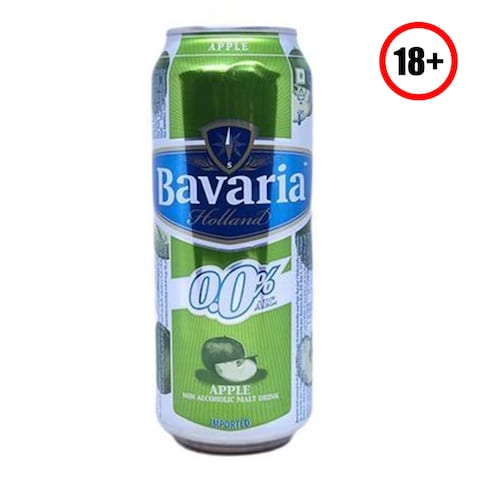 Bavaria 0.0 Apple Non Alcoholic Malt Drink 500Ml