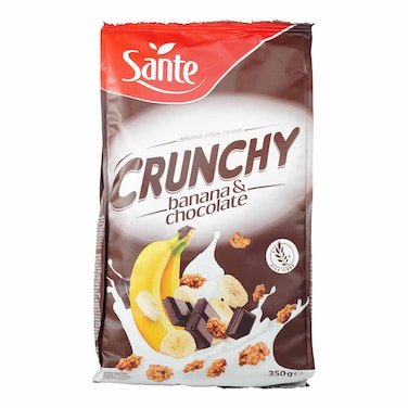 Sante Crunchy Banana And Chocolate Oat Flake 350g