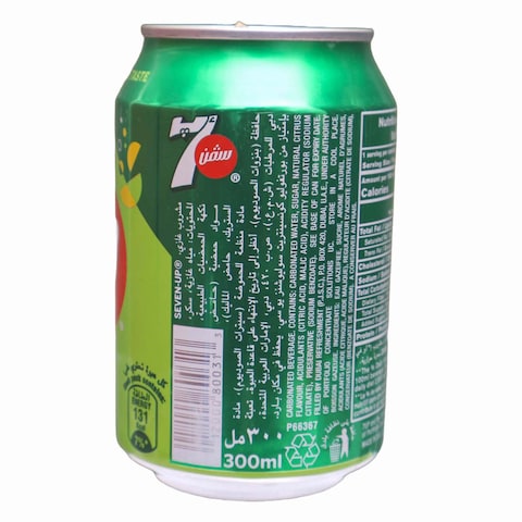 7Up Soda Can 300Ml 
