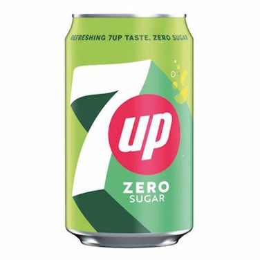 7Up Sugar Free Soda Can 300ml