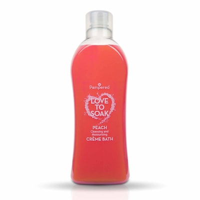 Pampered Love To Soak Foam Bath Peach 1L