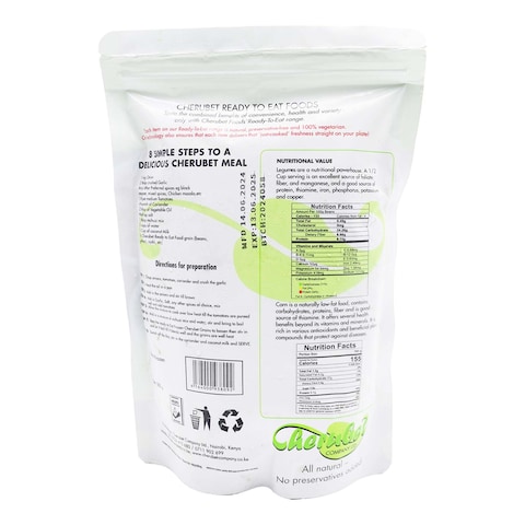 Cherubet Green Maize 500G