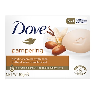 Dove Pampering Shea Butter And Vanilla Soap Bar 90g