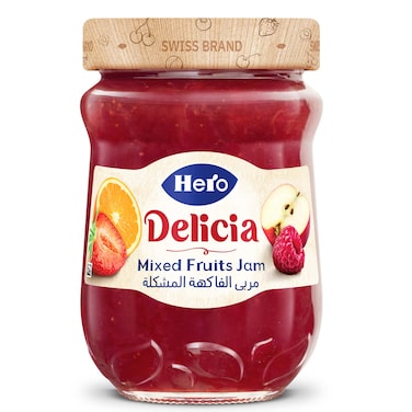 HERO MIXED FRUITS JAM 340G