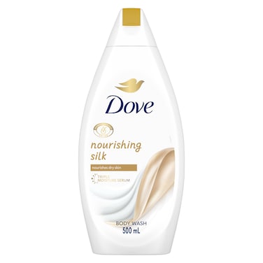 DOVE SILKY GLOW BODY WASH 500ML