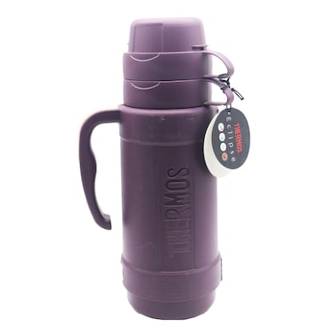 Thermos Glass Flask 1L Purple