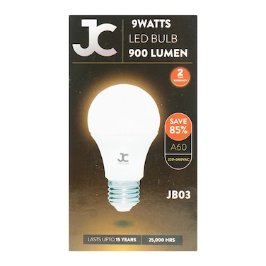 Jc Glass Led Bulb E27 9W