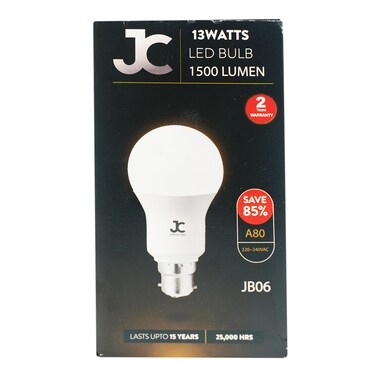 Jc Glass Led Bulb B22 13W