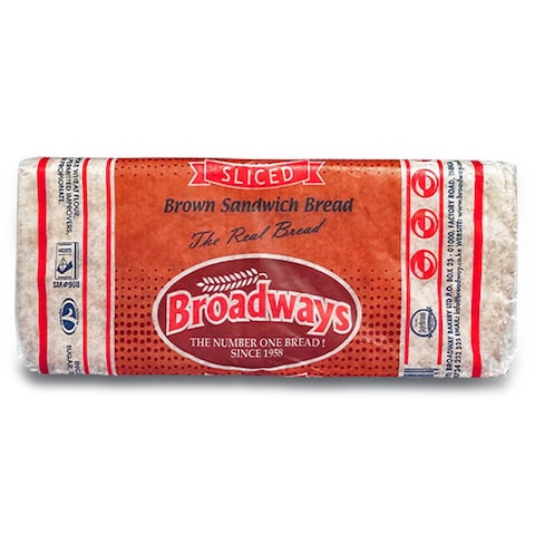 Broadways Brown Sliced Bread 800G