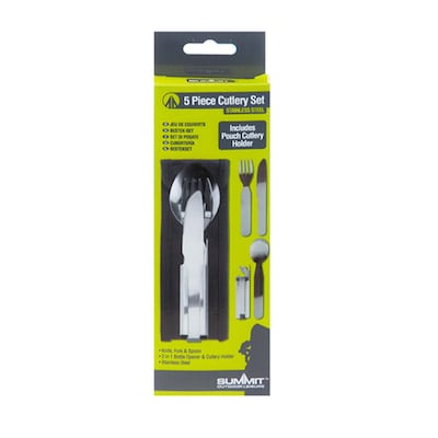 Summit Cutlery Set 5Pieces In A Pouch On A Box