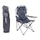 Summit Berkley Padded Folding Chair Slate Grey