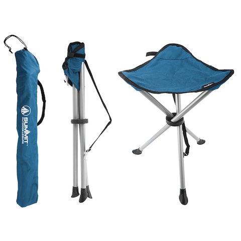 Summit  Folding Tripod Stool Indigo Blue